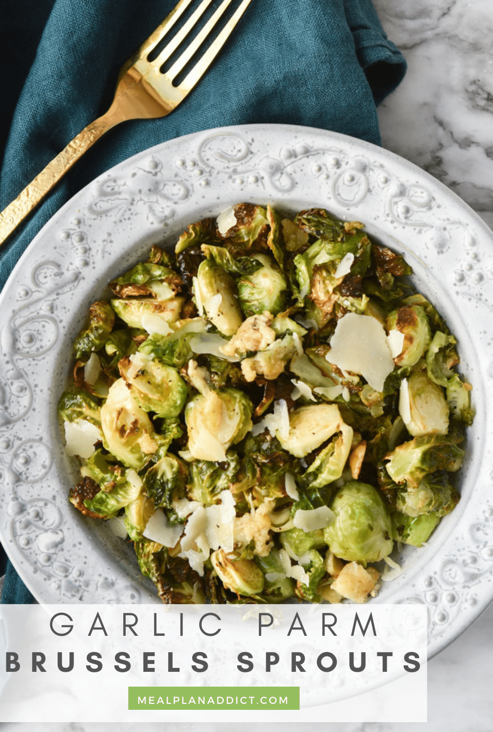 Brussels sprouts pin for pinterest