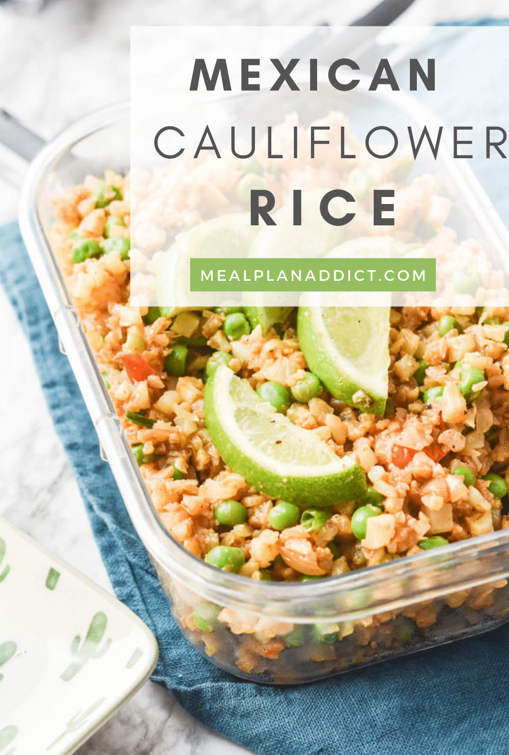 Cauliflower Rice pin for Pinterest