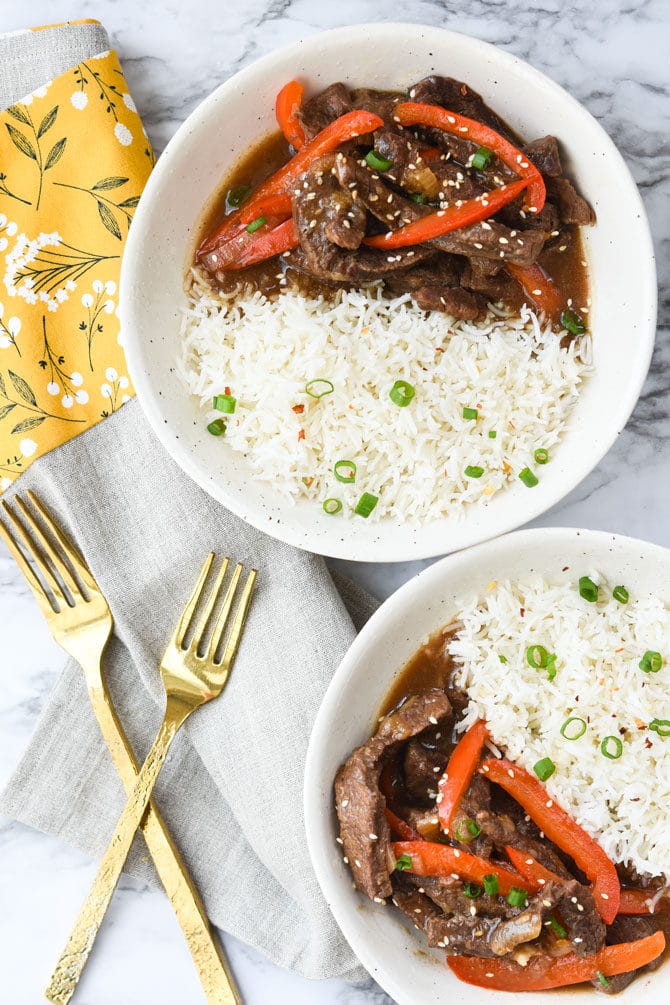 Instant Pot Ginger Beef Stir Fry-3