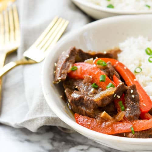 Instant Pot Ginger Beef Stir Fry - Meal Plan Addict