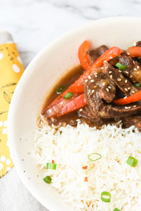 Instant Pot Ginger Beef Stir Fry Meal Plan Addict
