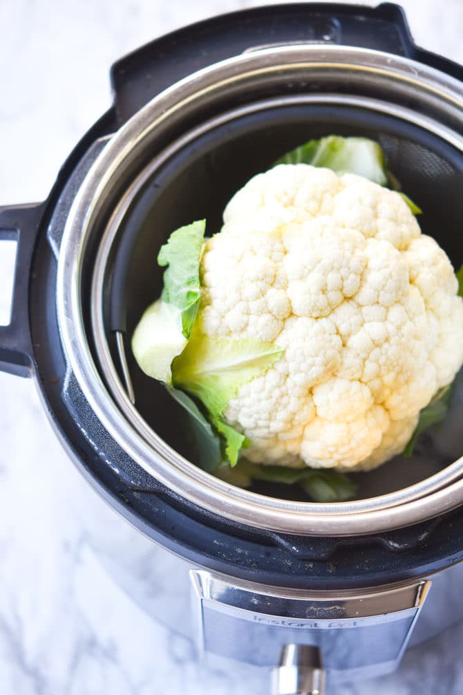 Whole cauliflower pressure cooker time sale