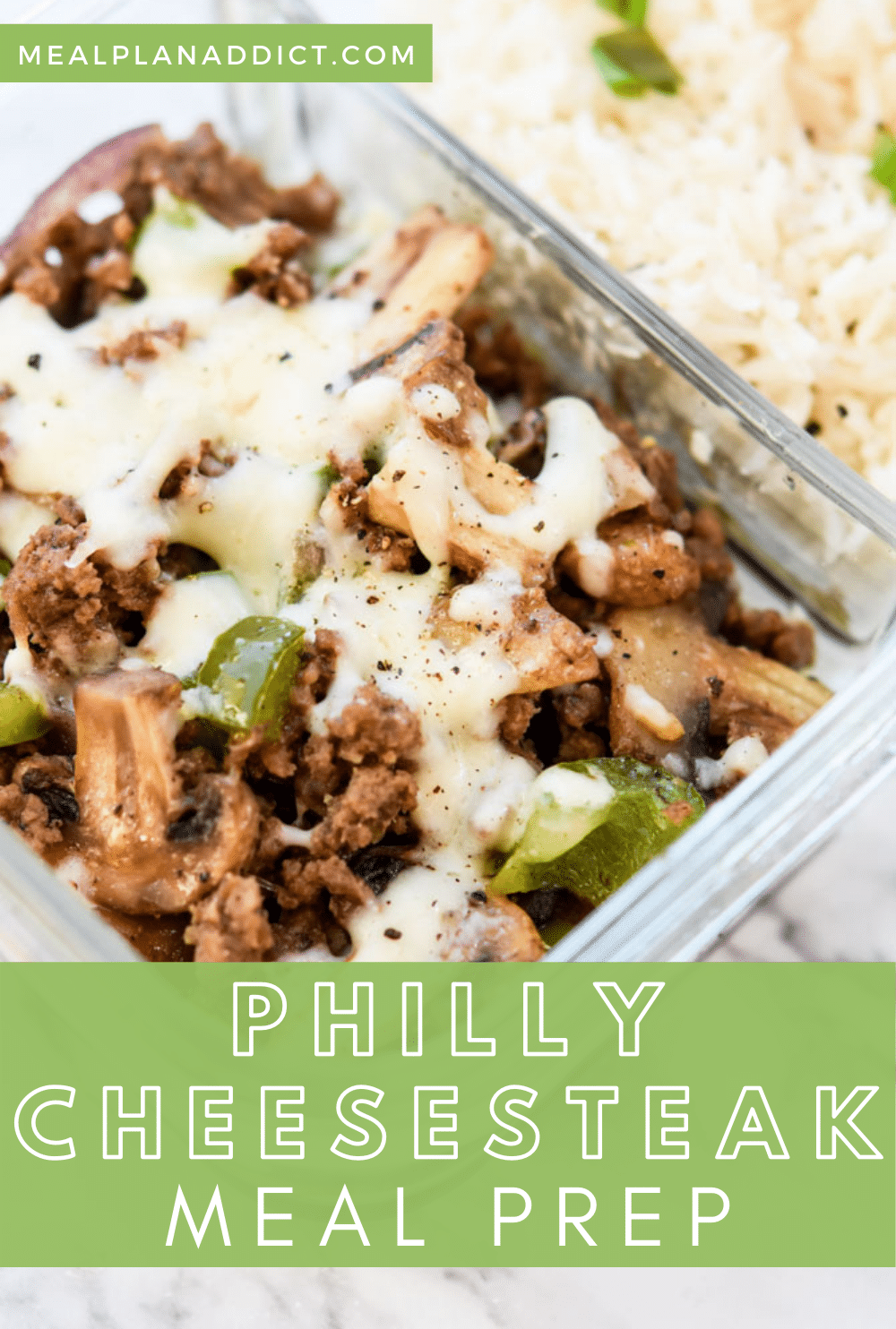 Low Carb Philly Cheesesteak Meal Prep | Meal Plan Addict