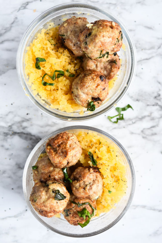 Mediterranean Turkey Meatballs {Freezer Friendly} Meal Plan Addict