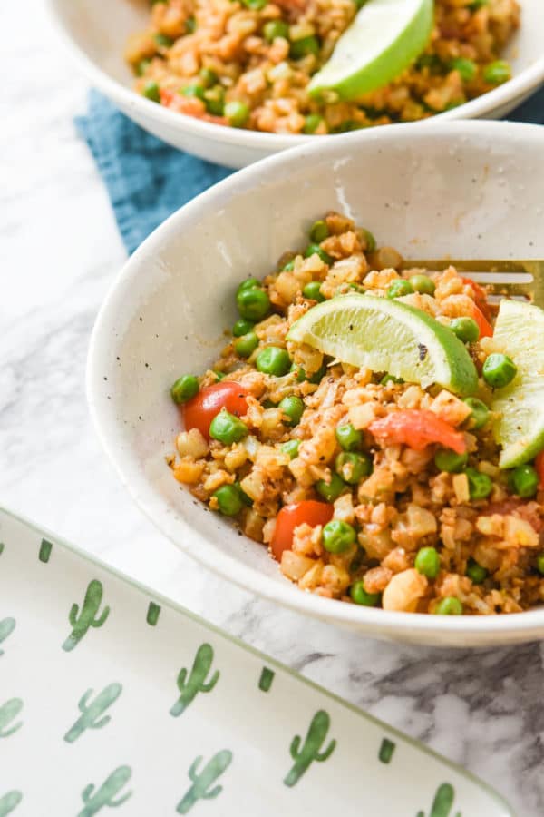 Mexican Cauliflower Rice - Meal Plan Addict