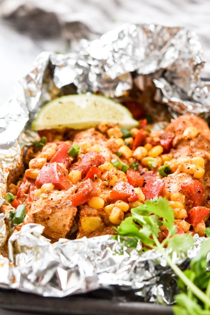 Chili Lime chicken Foil packs-5