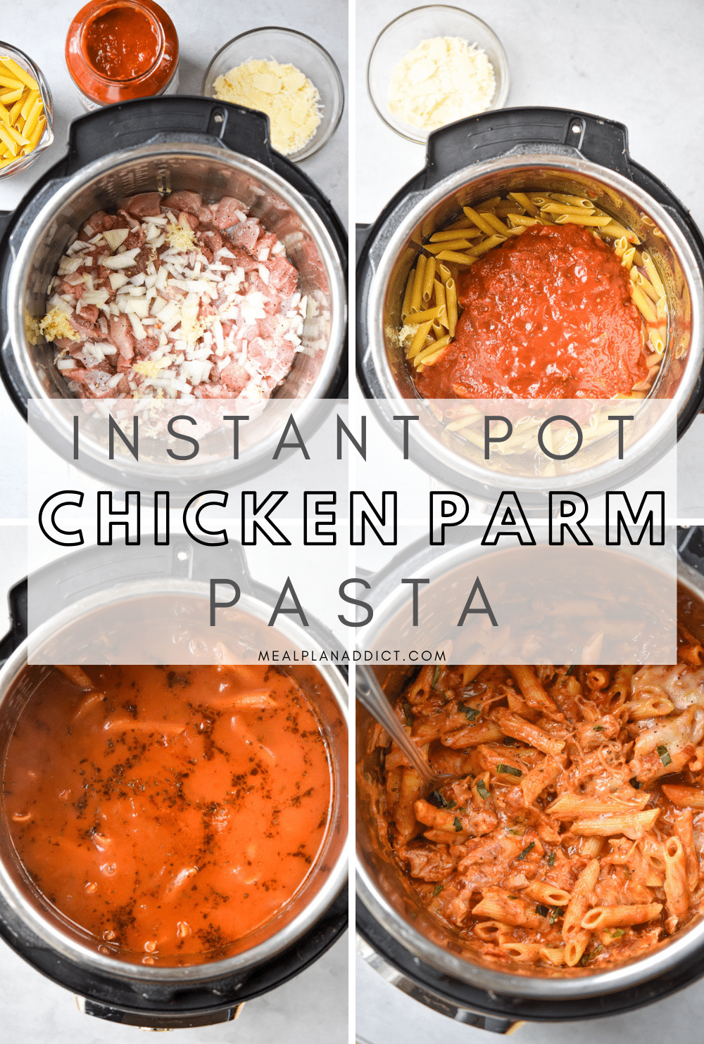 Dinner in Under 30 Minutes with This Instant Pot Chicken Parm Pasta