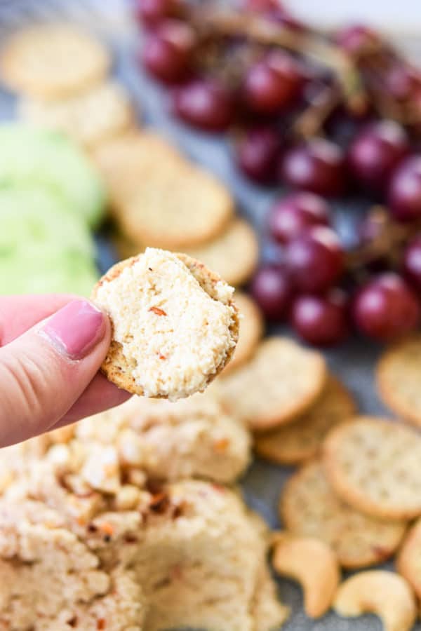Easy Cashew Cheese Spread {Vegan & Gluten Free} Meal Plan Addict