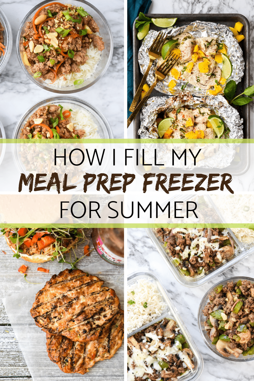 How I fill my Meal Prep Freezer for Summer!