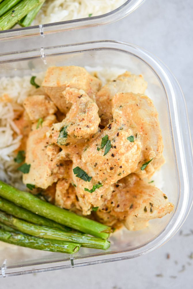 Dijon Thyme Chicken Tender Meal Prep Meal Plan Addict