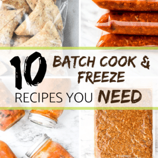 10 Batch cook and freeze recipes you need