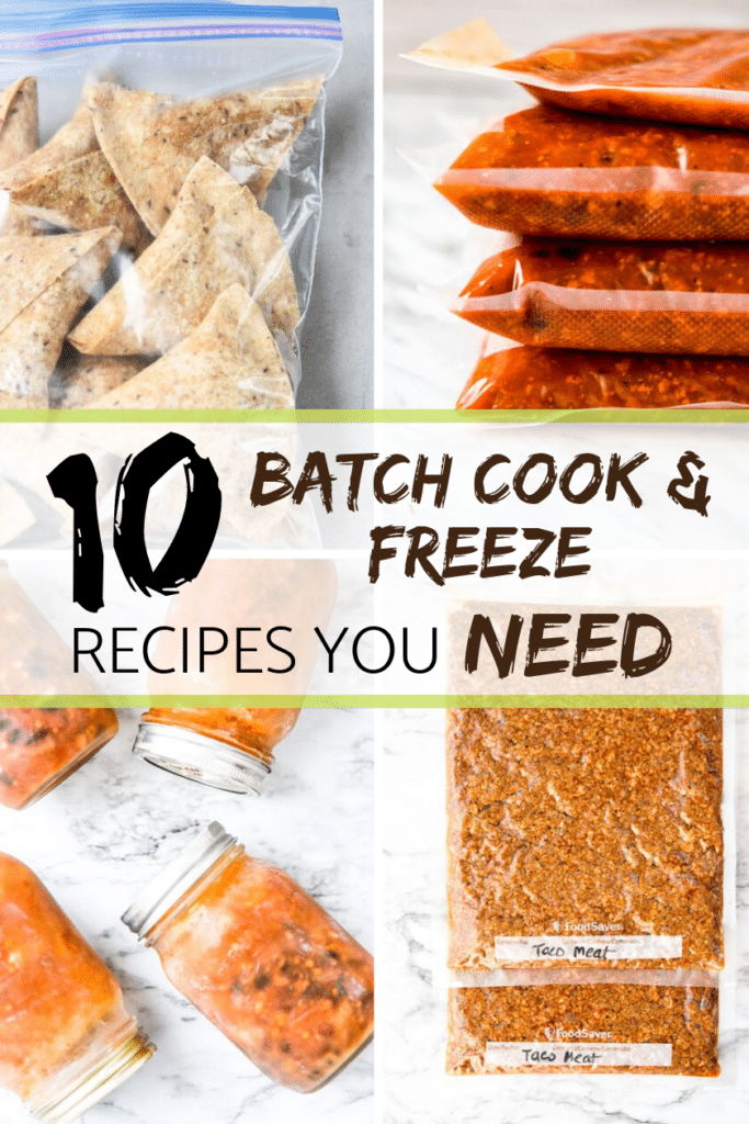 10 Batch cook and freeze recipes you need