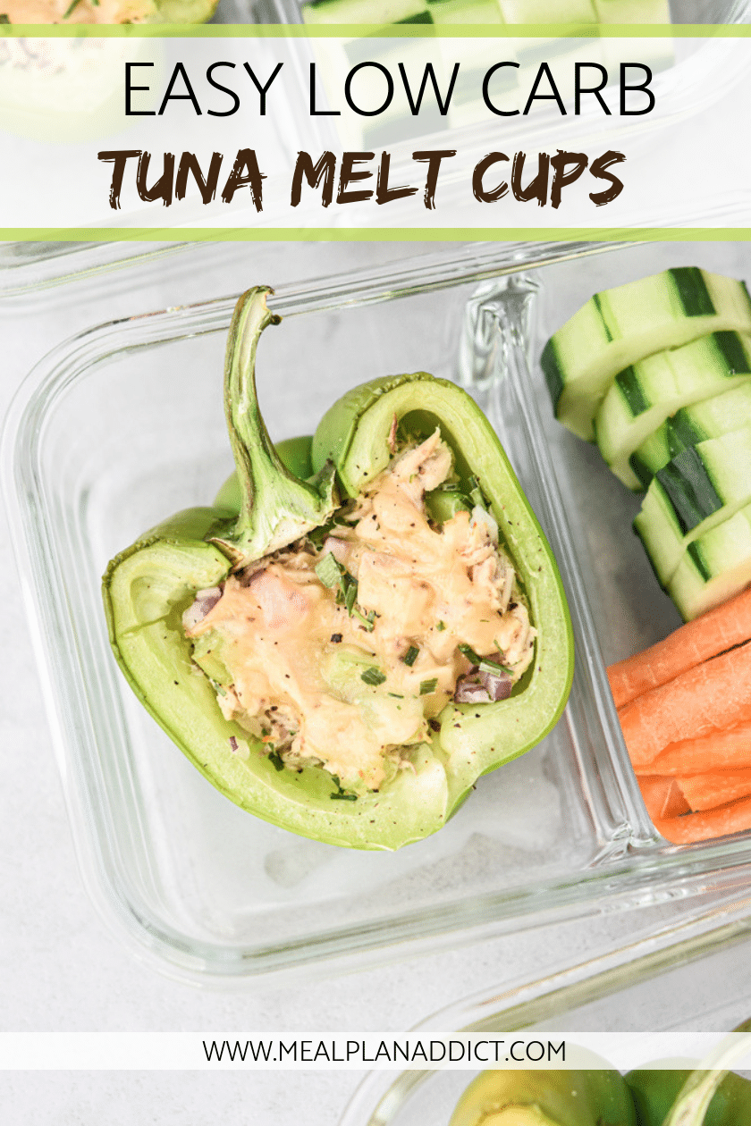 Easy Low Carb Tuna Melts Cups