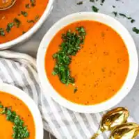 Simple Instant Pot Tomato Basil Soup