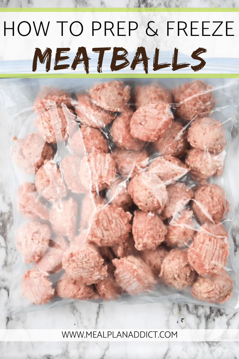 How to Prep & Freeze Meatballs