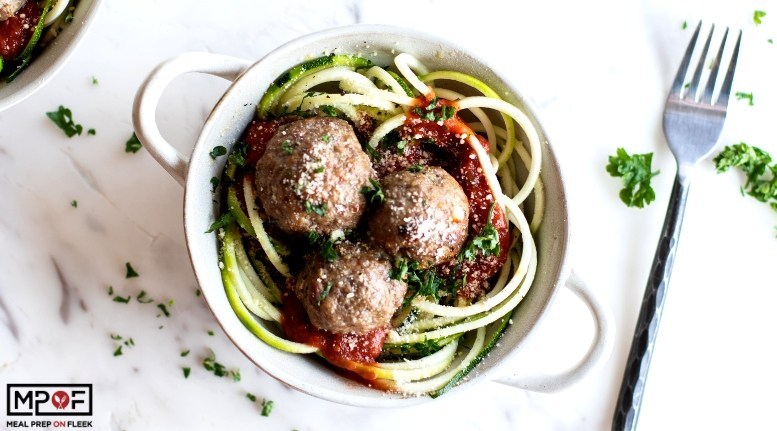 Mozzarella Stuffed Meatballs - Meal Prep on Fleek