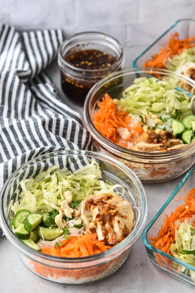 Sweet Chili Chicken Meal Prep Bowls