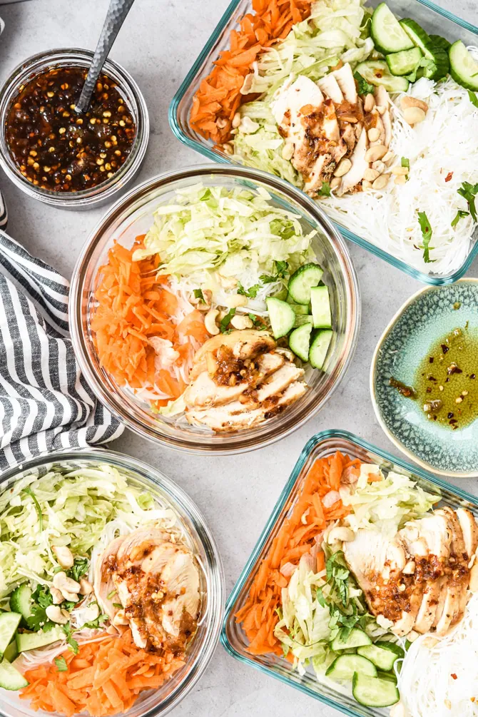 Sweet Chili Chicken Meal Prep Bowls