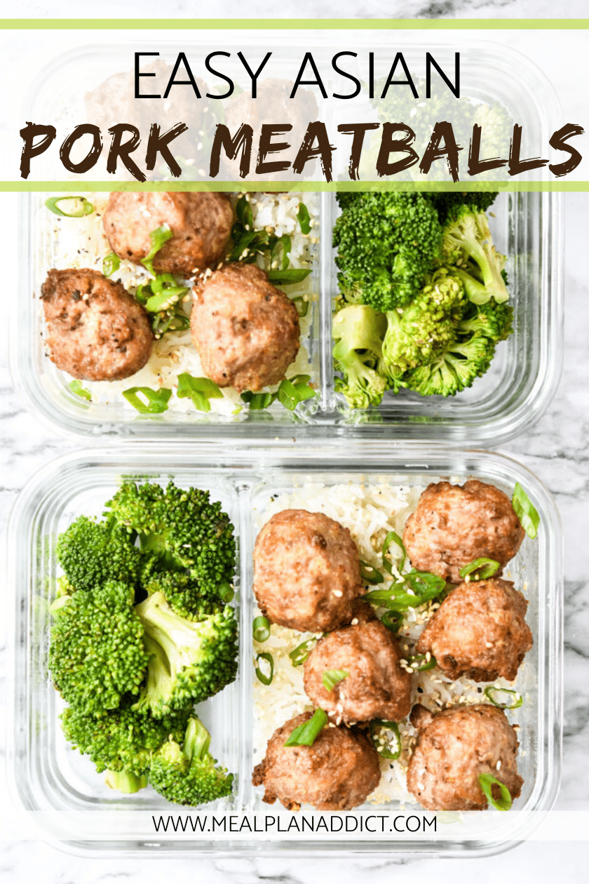 Easy Asian Pork Meatballs