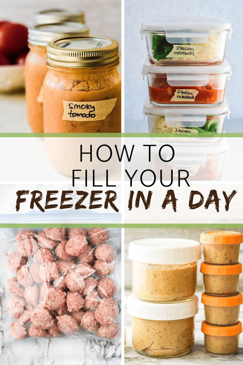 How to fill your freezer in a day