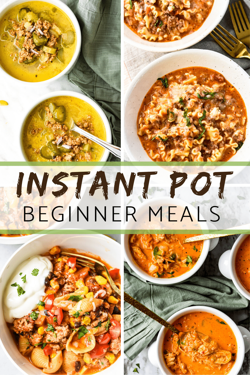 Beginner Meals to Make in Your  NEW Instant Pot