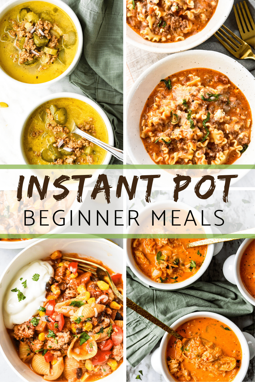 Instant Pot Beginner meals