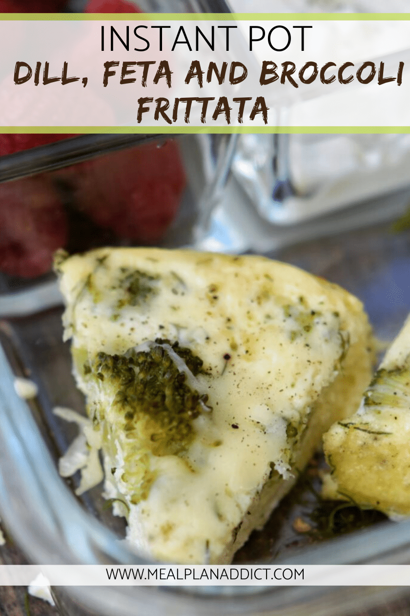 Instant Pot Dill, Feta & Broccoli Frittata