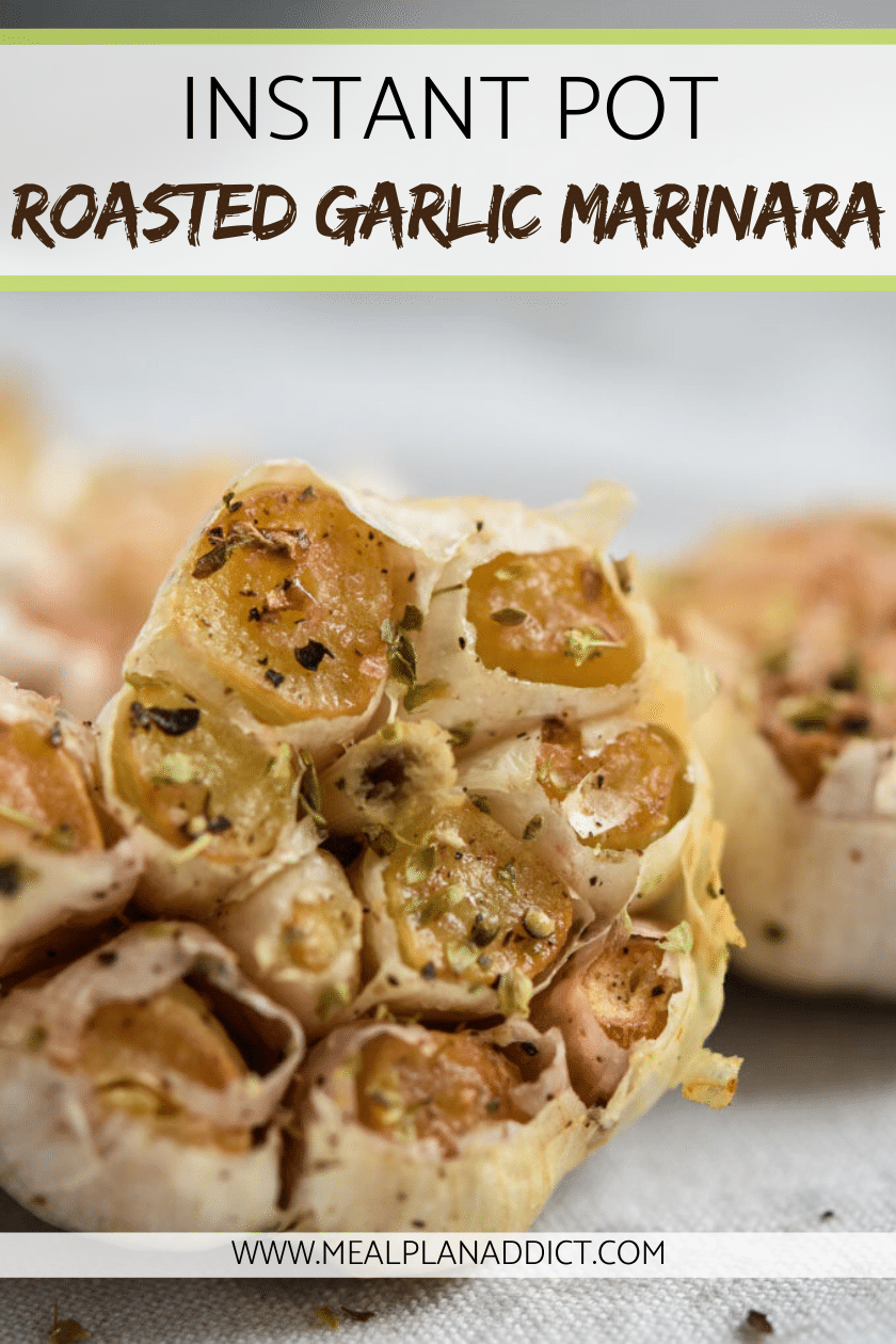 Instant Pot Roasted Garlic Marinara