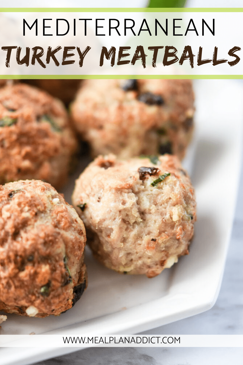 Mediterranean Turkey Meatballs