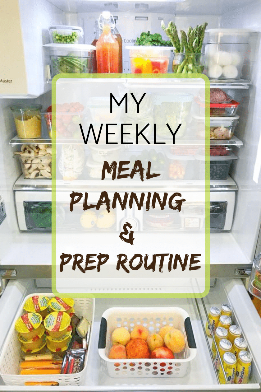 My Weekly Meal Planning & Prep Routine