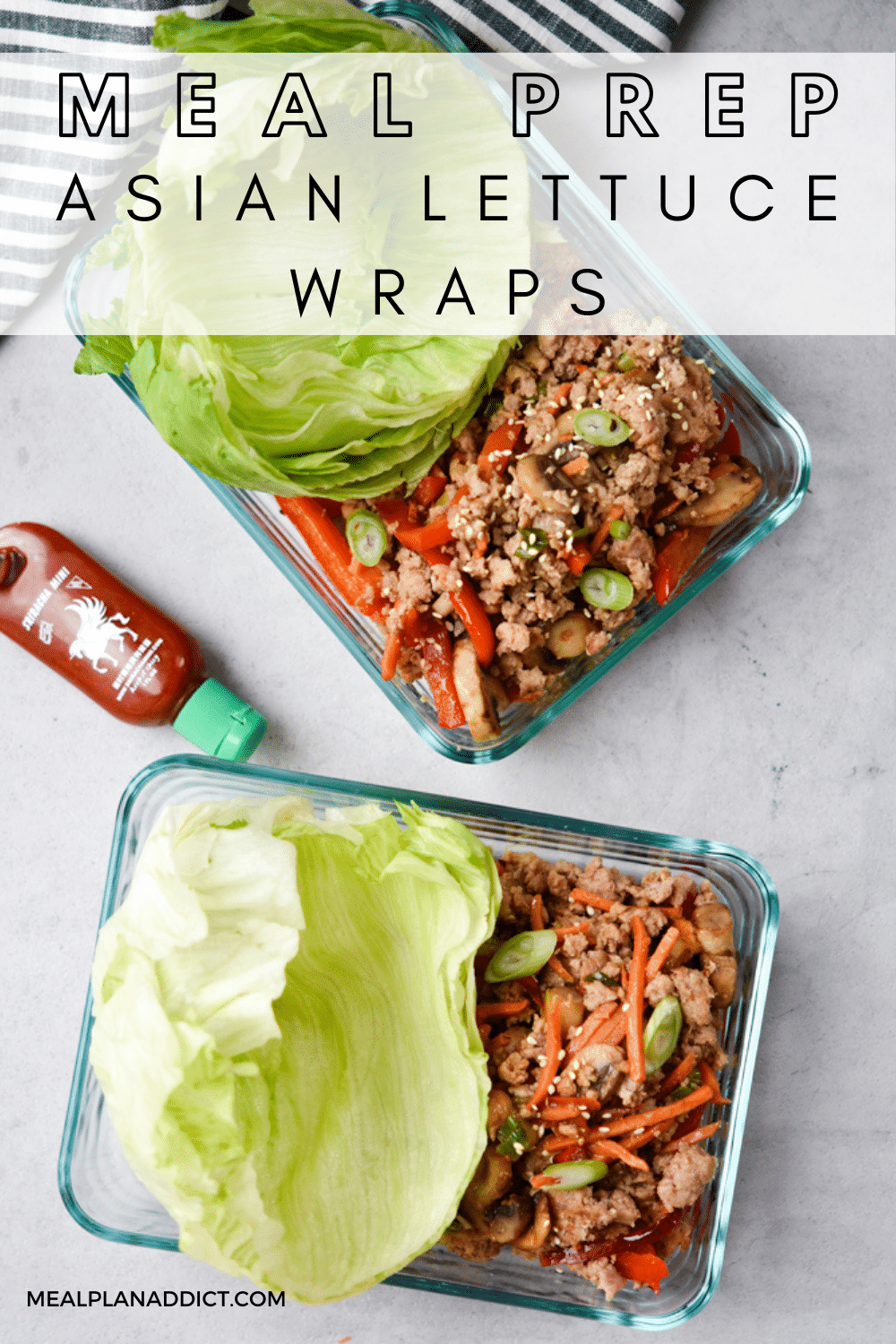 Meal Prep Asian Lettuce Wraps Meal Plan Addict