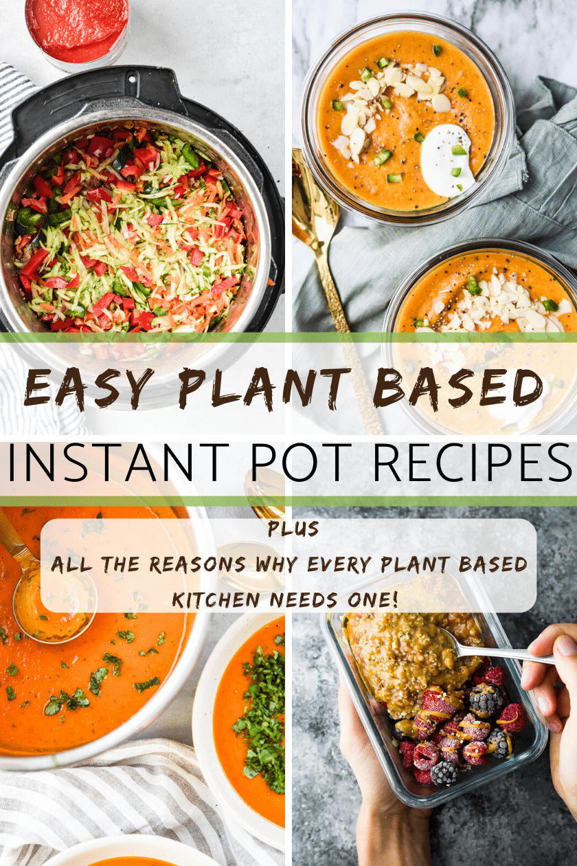 Easy Plant Based Instant Pot Recipes (+ all the reasons to add one to your Plant Based Kitchen!)