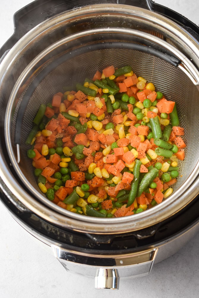 frozen veggies in instant pot