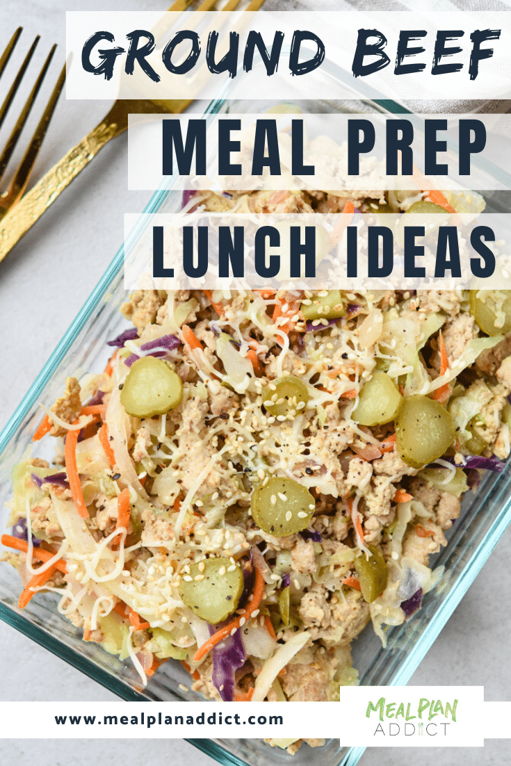 Ground Beef Meal Prep Lunch Ideas