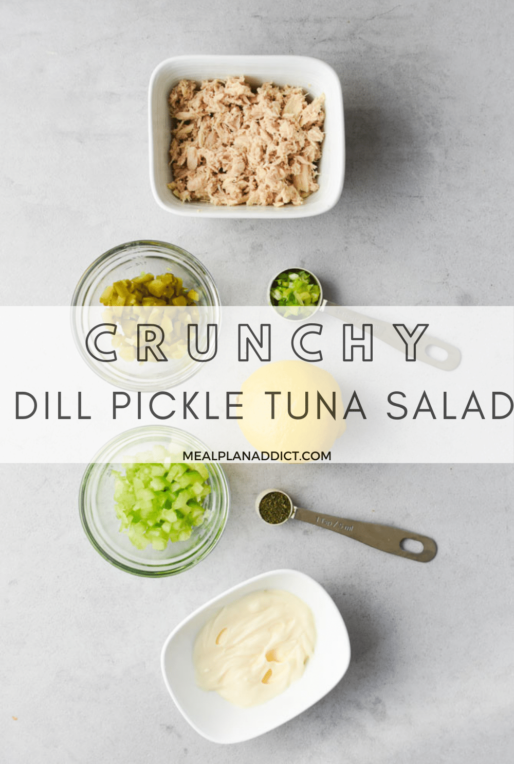 Tuna salad pin for Pinterest