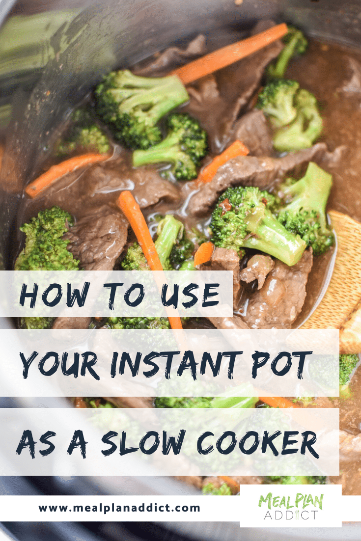 How to use your instant pot as a slow cooker