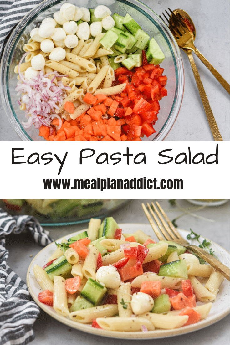 Easy Pasta Salad Meal Prep
