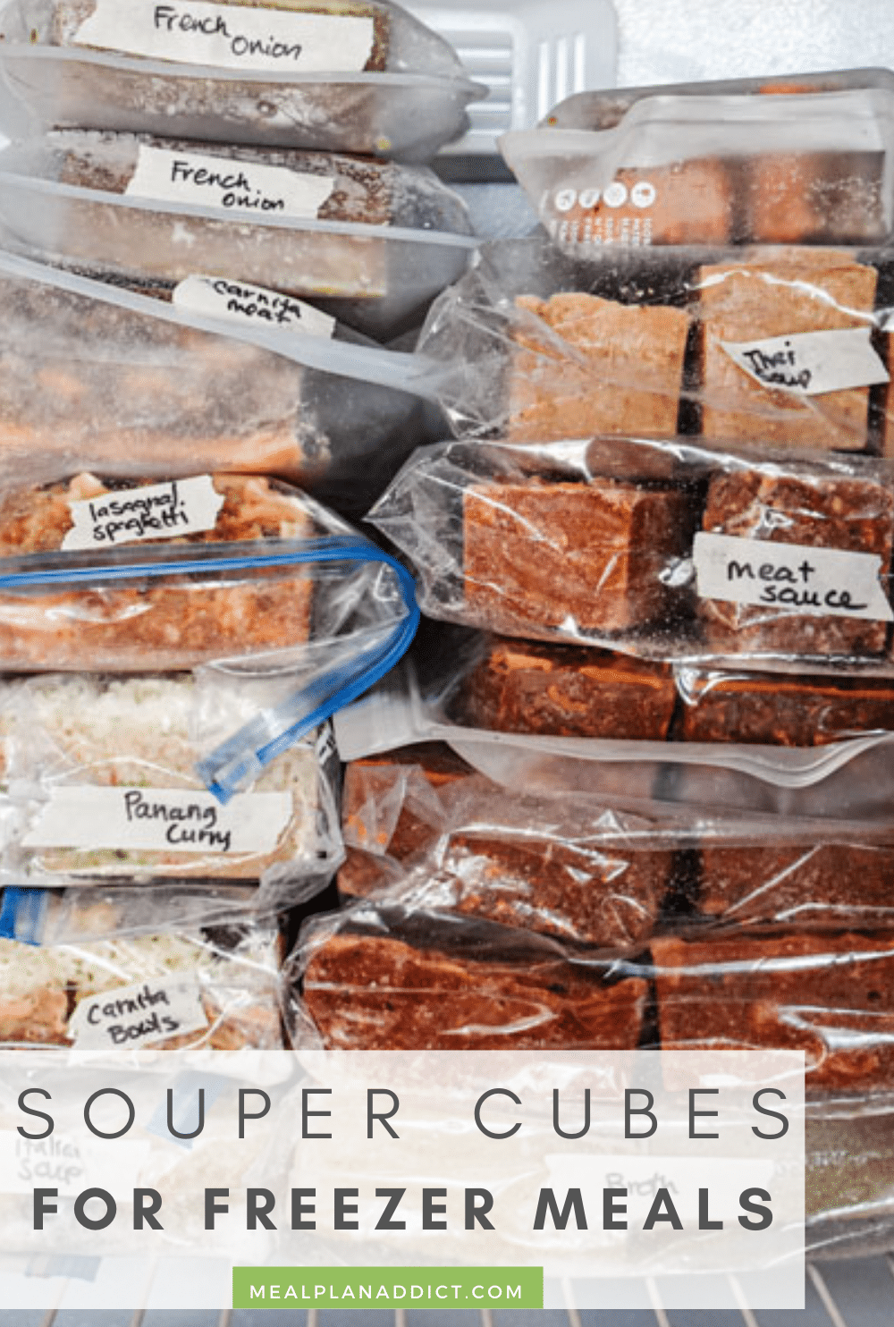 Easy ways to use Souper Cubes for Single Serving Freezer Meals! - Meal Plan  Addict