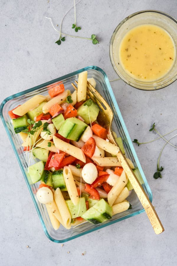 Easy Pasta Salad - Meal Plan Addict
