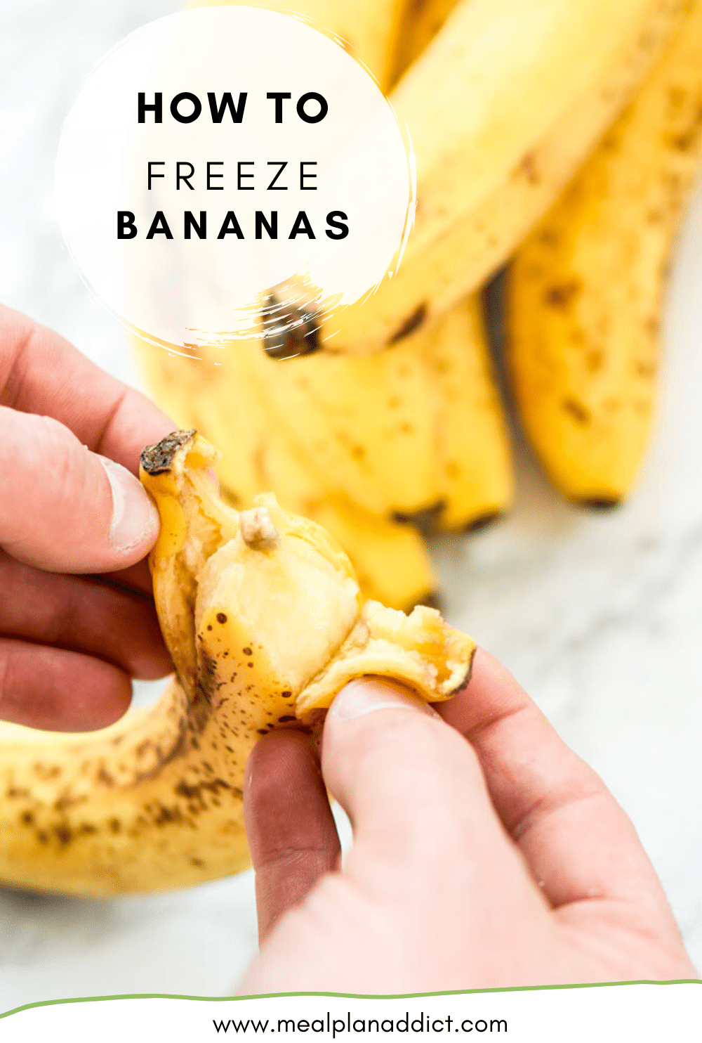 How to Freeze Bananas