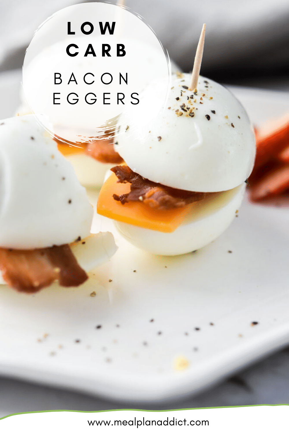 Low Carb Bacon Eggers