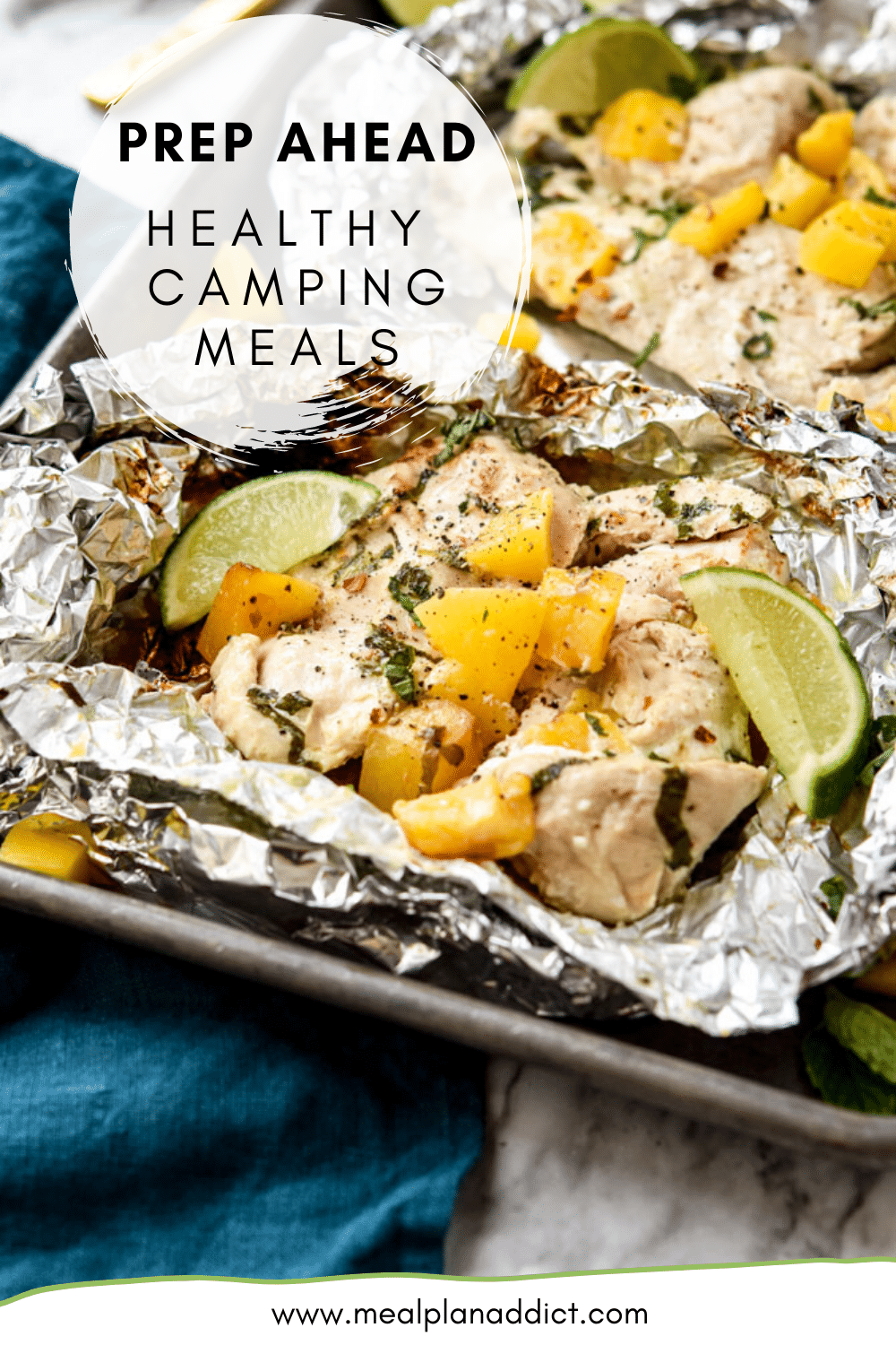 Prep Ahead Healthy Camping Meals {Fill Your Freezer} Meal Plan Addict