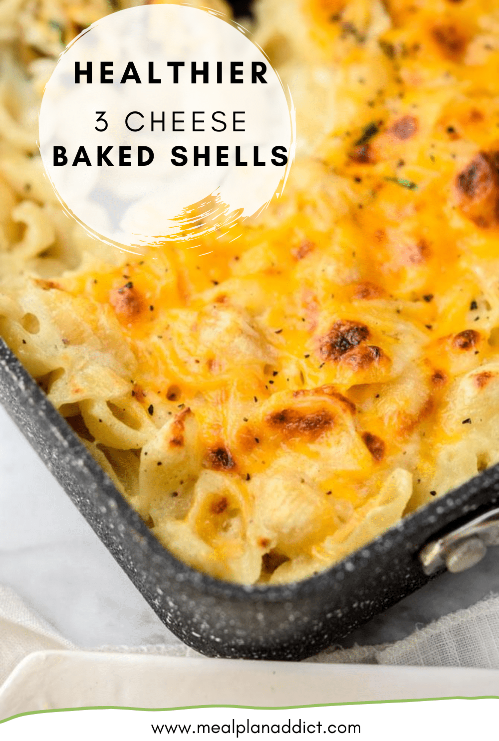 Healthier 3 Cheese Baked Shells