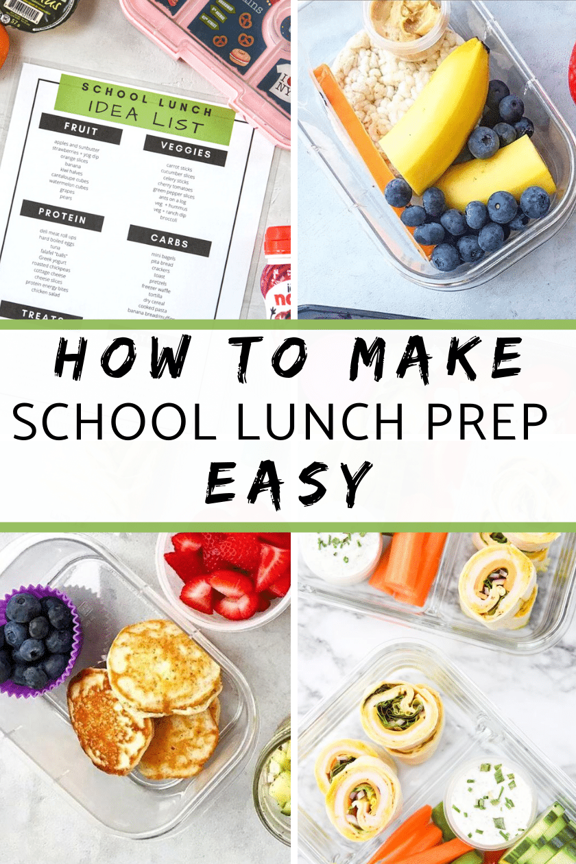 easy school lunch ideas