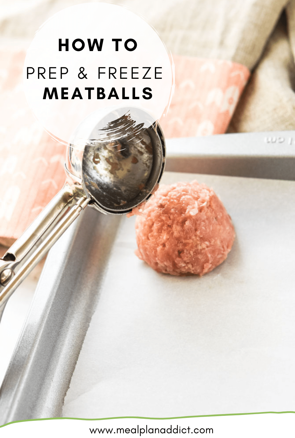 How to Prep & Freeze Meatballs