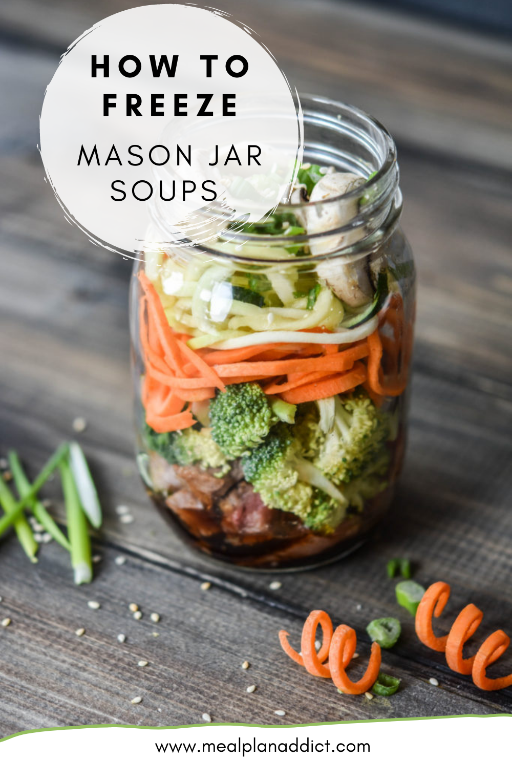 How to Freeze Mason Jar Soups