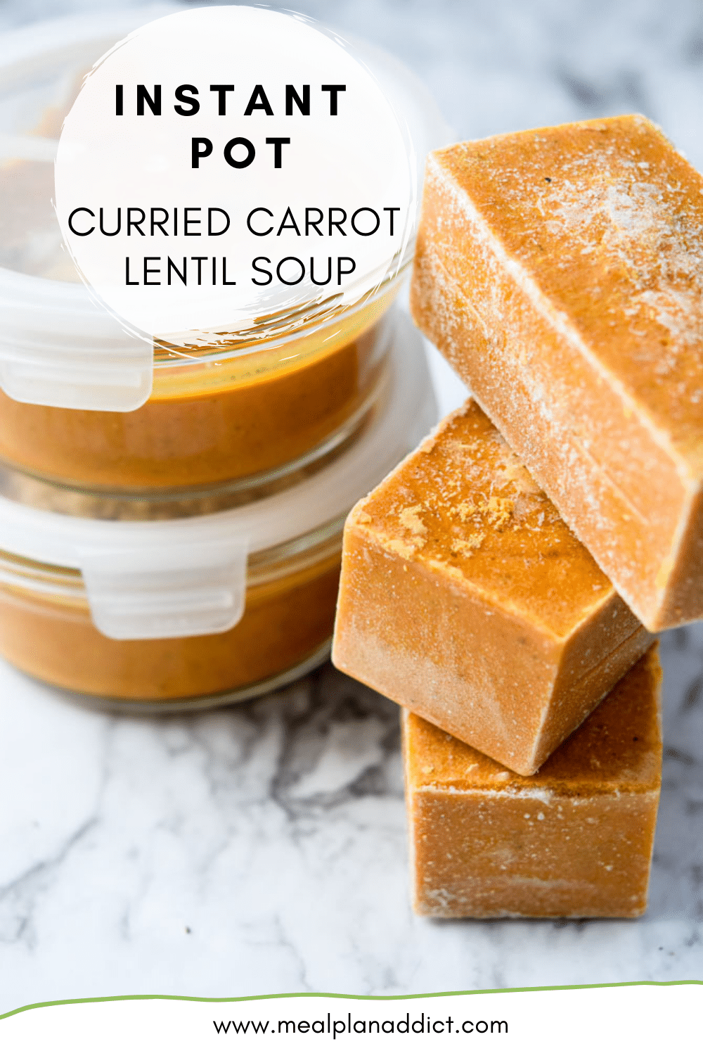 Instant Pot Curried Carrot Lentil Soup