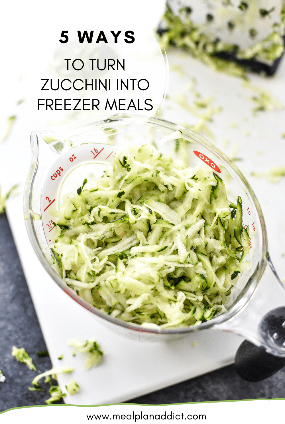 5 Ways to turn zucchini into freezer meals
