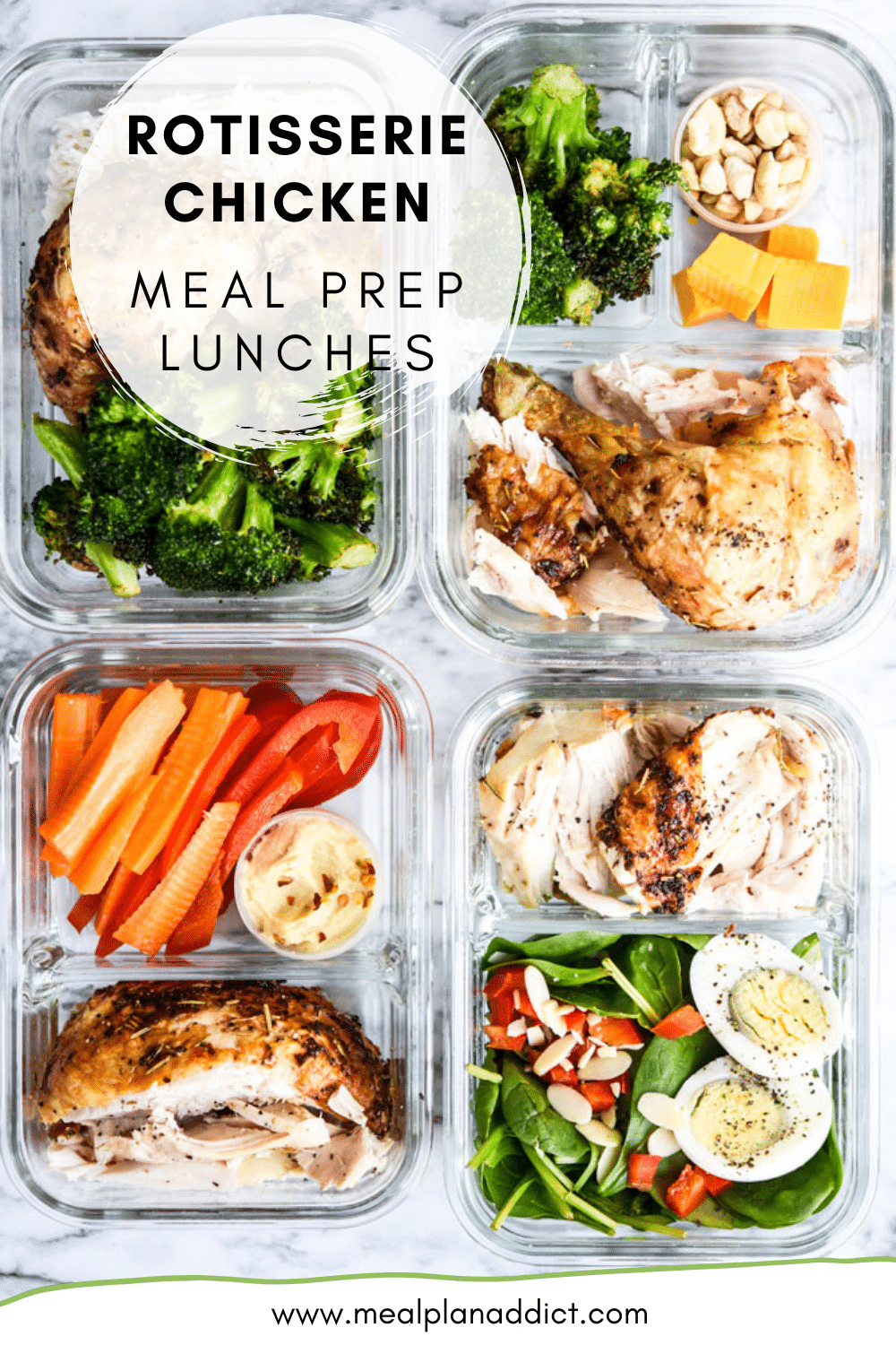 The best ways to use Rotisserie Chicken for Meal Prep Lunches Meal