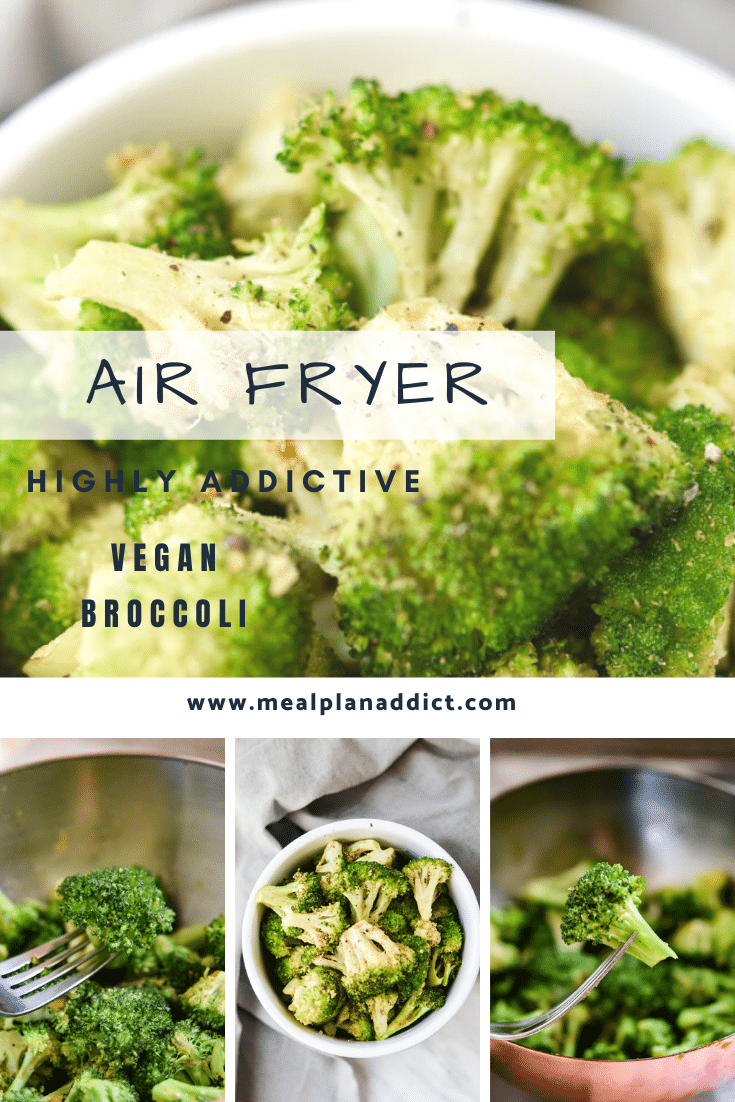 Highly Addictive Vegan Air Fryer Broccoli